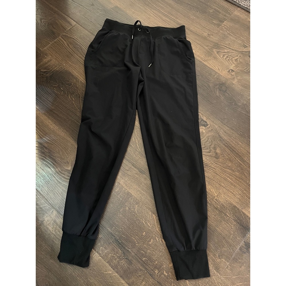 Athleta Black Jogger Pants Womens Size 0 Lightweight Performance Hiking Travel